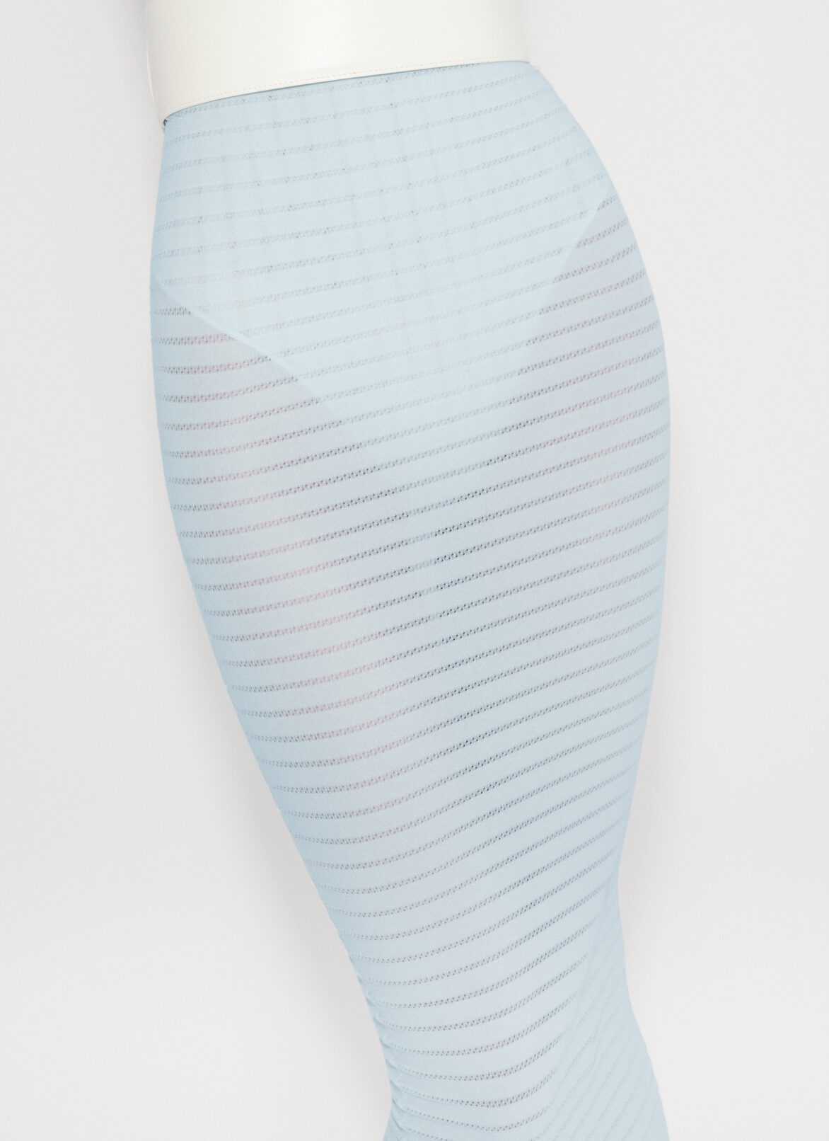 STRIPPED TUBE SKIRT ALAÏA BLUE STRIPPED TUBE SKIRT